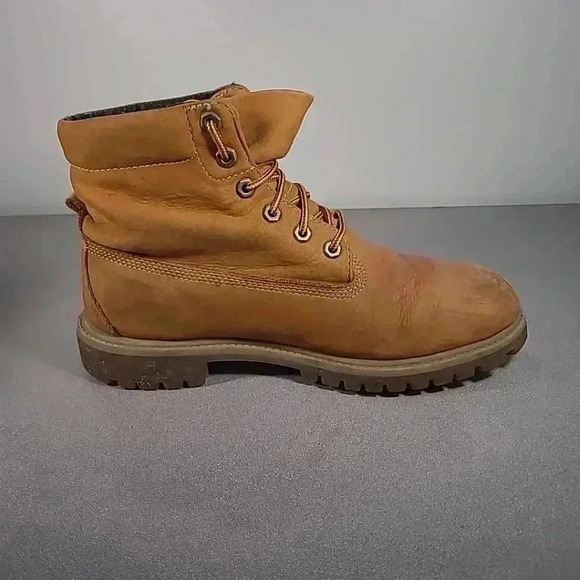 Timberland EarthKeeps Men's/Women Leather Boots Tan Model 6420R 3740 Size US 10M - Picture 8 of 11